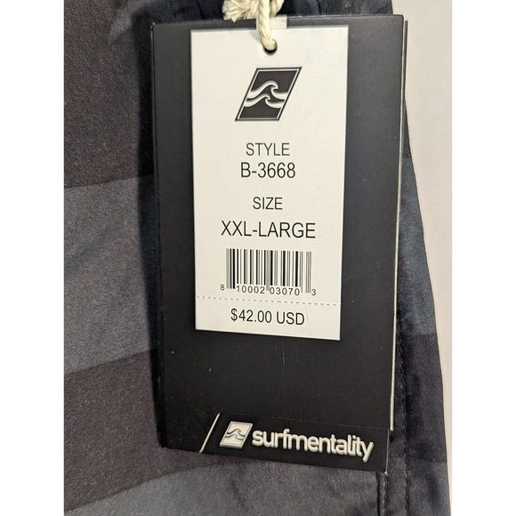 NEW Surfmentality Men's Shorts Surf Swim Beach XXL American Flag Beach Wear NWT - Picture 7 of 14